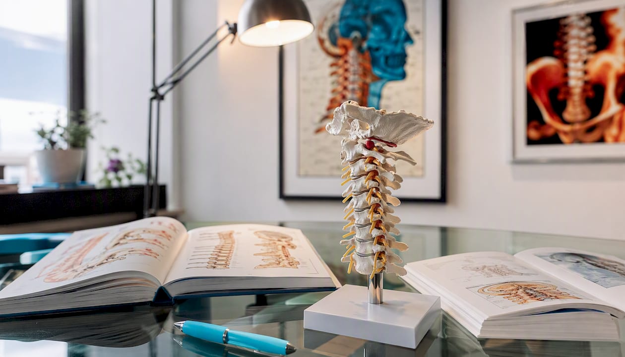 Cervical spine model and anatomy tools
