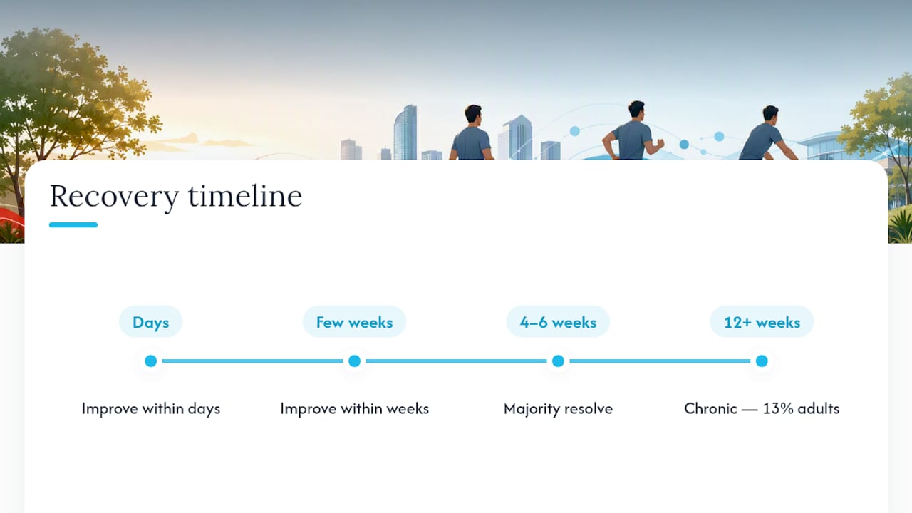 Low back pain recovery timeline and chronic threshold